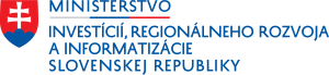 Ministerstva investícií, regionálneho rozvoja a informatizácie Slovenskej republiky – program Podpora regionálneho rozvoja